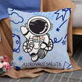 Axyaa Astronaut Theme Pillow Cover Set for Home Decor - 45*45 Size