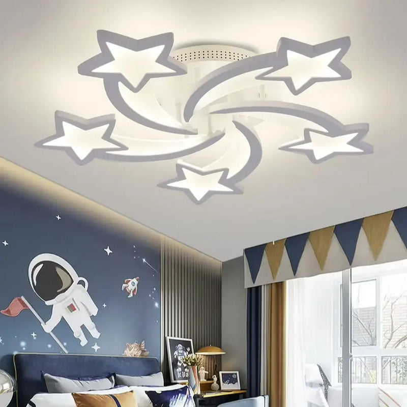 Axyaa Nordic Star LED Ceiling Chandelier Modern Elegant Lighting Fixtures