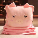 Axyaa Cute Office Nap Pillow God Warm Hands Cover Sleep Cushion