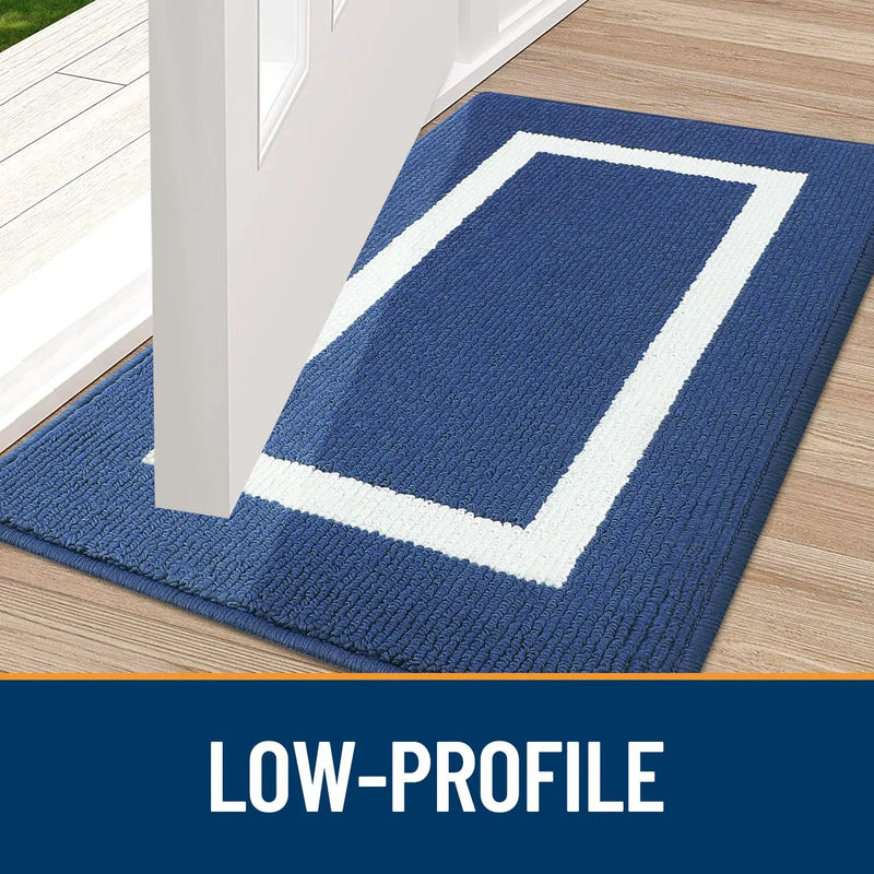 Axyaa Absorbent Welcome Mat: Soft, Non-Slip Floor Carpet