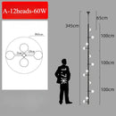Axyaa Modern Duplex Pendant Light for Staircase, Villa, Hall, and Bedside
