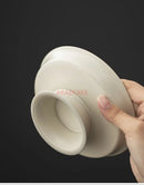 Axyaa Ceramic Heart Plate: Simple & Delicate Fruit, Snack, Chinese Tea Dish