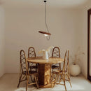 Nordic Wood Chandelier by Axyaa - Dining Room Pendant Light