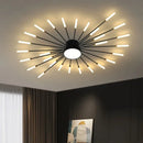 Axyaa Fireworks LED Ceiling Light: Luxury Chandelier for Home, Restaurant, Hotel Lobby