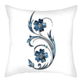 Axyaa Blue Flower Pattern Pillow Case