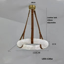 Axyaa LED Resin Pendant Light for Modern Luxury Living Spaces