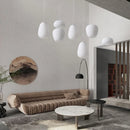 Axyaa Nordic Cocoon Glass Pendant Lamp for Living Room Loft & Restaurant