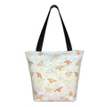 Axyaa Hello Kitty Tote Bag: Cute Kawaii Cartoon Top Handle Zipper Bag for Women