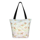 Axyaa Hello Kitty Tote Bag: Cute Kawaii Cartoon Top Handle Zipper Bag for Women