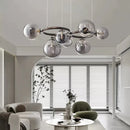 Axyaa Moonlight Chandelier: Modern Hanging Lights for Home Decor & Lighting