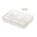 Axyaa 4/6-Grid Fridge Fresh-Keeping Box with Lid - Reusable Food Storage Container