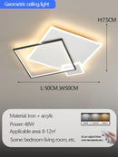 Axyaa Geometric Minimalist Ceiling Light: Creative Design for Master Bedroom