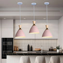 Axyaa Modern Pink Nordic LED Chandelier Pendant Light