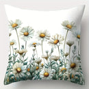 Axyaa Geometric Print Square Cushion Cover - Home Sofa Decor Pillow Cover
