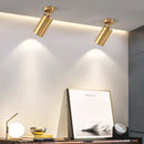 Axyaa Adjustable GU10 Spotlight Gold Lamp for Exhibition Shop Living Room Lighting