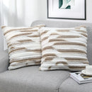 Axyaa Super Soft Coffee Pillowcase 45*45cm for Living Room Sofa Decor