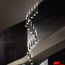Axyaa Modern LED Pendant Chandeliers for Living Room Staircase Hanging Light