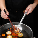 Axyaa Stainless Steel Cooking Spatula, Non-Stick Frying Spoon, Kitchen Colander & Leaky Shovel
