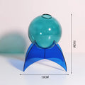 Axyaa Acrylic Spherical Vase for Minimalist Table Decoration and Aesthetic Room Decor