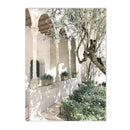 Axyaa Olive Tree Architecture Canvas Print Wall Art Posters for Living Room
