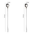 Axyaa 30CM Long-handled Stainless Steel Coffee Ice Cream Tea Stirring Spoon