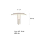 Axyaa Modern Rotatable Wall Lamp Metal 2 LEDs Black Orange Green Switch 3000K