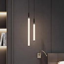 Axyaa Black Acrylic Tube Designer Headboard Pendant Light