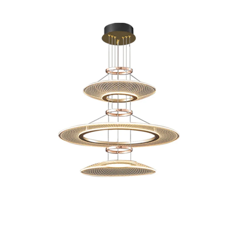 Axyaa Double Pendant LED Chandeliers for Living Room & Kitchen Island