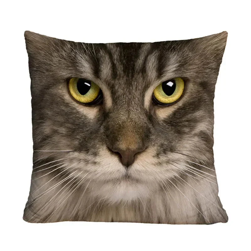 Axyaa Animal Print Polyester Pillow Cover 45x45cm