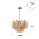 Axyaa Medieval Glass Chandelier for Stylish Home Lighting