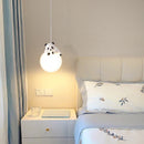 Axyaa Panda Pendant Lamps: Children's Room Hanging Light for Baby Kids Nursery School