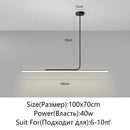 Axyaa Minimalist Long Pendant Lamp for Modern Living Spaces