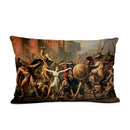 Axyaa Neoclassicism Napoleon Oil Painting Cushion Cover