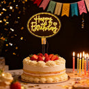 Axyaa LED Cake Topper Night Light, Happy Birthday & Valentine's Day Cake Decoration