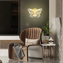 Axya Butterfly LED Crystal Wall Lamp for Bedroom and Living Room Decor