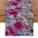 Axyaa Abstract Floral Table Runner for Kitchen Dining Party Decor