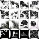Axyaa Black and White Nordic Style Car Pillowcase Sofa Pillow Cover