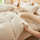 Axyaa Cozy Fleece & Velvet Bedding Set for Winter Comfort