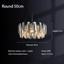 Axyaa Crystal Ceiling Chandelier LED Pendant Light for Home Decor