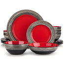 Axyaa Stoneware Dinnerware Set, 16/32 Pieces, Service for 4/8, 3 Color Options