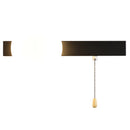 Axyaa Nordic Glass Wall Sconce for Bedroom Study Hallway - LED Minimalist Lighting