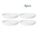 Axyaa 32pcs Reusable Plastic Cutlery Set, Wheat Bowls, Dessert Plates - Eco-Friendly Party Supplies