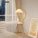 Nordic Corner Bedside Floor Lamp Axyaa Led Light for Bedroom and Living Room