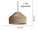 Axyaa Rattan Chandelier Pendant Light for Dining Room and Bedroom