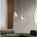 Axyaa Crystal Mini Pendant Light: Modern LED Fixture for Bedroom & Bathroom