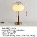 Axyaa Retro Contemporary Table Lamp for Living Room Study Bedroom LED Bedside Light