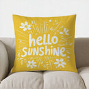 Axyaa Daisy-Patterned Throw Pillow Cover - Vibrant Cushion for Sofa, Bedroom, Car