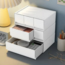 Axyaa Cosmetic Storage Box: Makeup, Jewelry, Brushes Organizer for Lipsticks, Nail Polish
