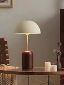 Axyaa Retro Wooden Table Lamp Postmodern LED Desk Light