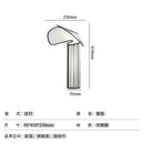 Axyaa Stainless Steel Hat Lamp Set - Minimalist Designer Lighting for Showroom Model Room